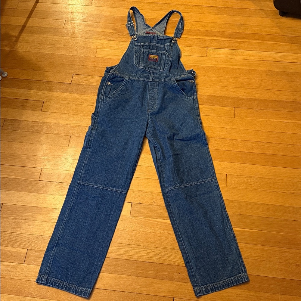 No excuses Y2K overall jeans women’s small